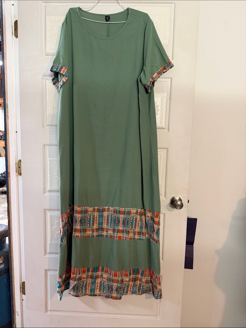 SHEIN maxi dress, short sleeves. 3xl